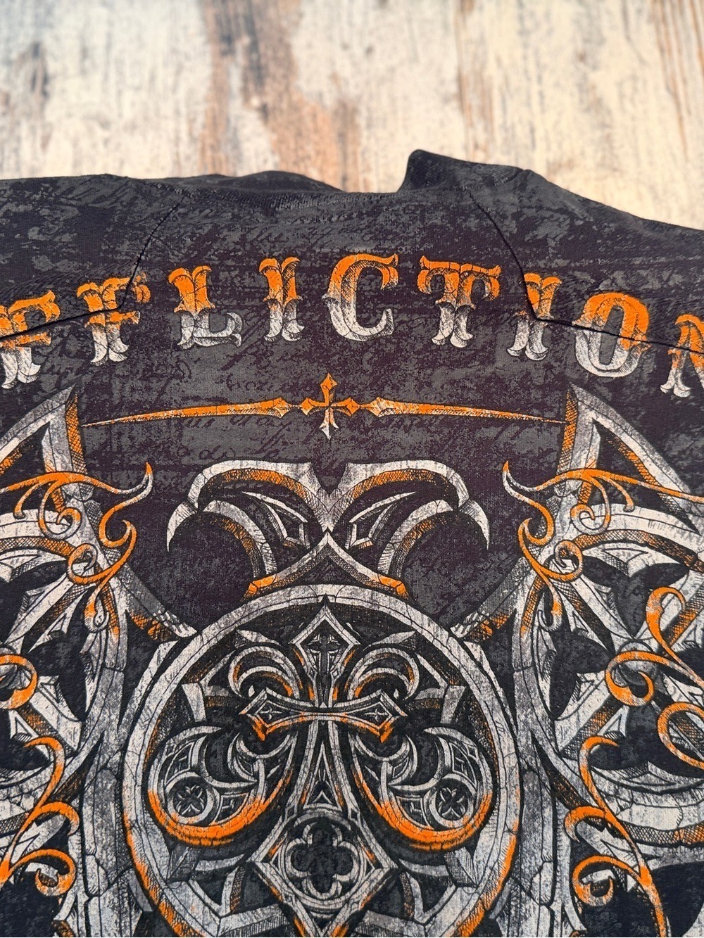 Affliction Mens Black Long Sleeve Jacket Size Medium - Picture 5 of 12